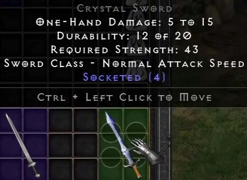 A weapon with 4 sockets - Diablo 2 Resurrected: Runewords - rules and features - Runes - Diablo 2 Resurrected Guide