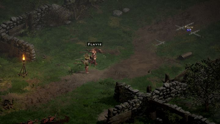 Talk to Kashya in the camp - Diablo 2 Resurrected: Sisters Burial Grounds - walkthrough - Act 1 - Diablo 2 Resurrected Guide