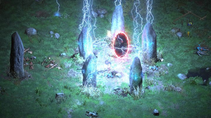 Once you have spoken to Akara, you can read the scroll to learn in which order to interact with the stones in the Stony Field - Diablo 2 Resurrected: The Search for Cain - walkthrough - Act 1 - Diablo 2 Resurrected Guide