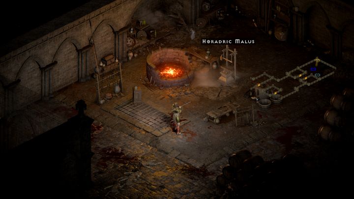 Blacksmith's forge - this area's mini-boss will be hidden in a random location within the Barracks - Diablo 2 Resurrected: Tools of the Trade - walkthrough - Act 1 - Diablo 2 Resurrected Guide
