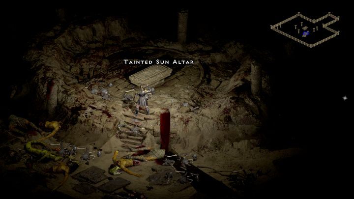 Slowly enter the chamber on the second floor, eliminating as many Salamanders as you can - later break through the skeletons to kill the healers - Diablo 2 Resurrected: Tainted Sun - walkthrough - Act 2 - Diablo 2 Resurrected Guide