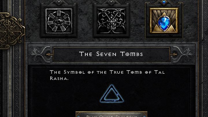 In the Arcane Sanctuary (you can get there by going through the portal in the Palace, which can only be accessed after the Tainted Sun quest) you'll find the Summoner's chamber - Diablo 2 Resurrected: Seven Tombs - walkthrough - Act 2 - Diablo 2 Resurrected Guide