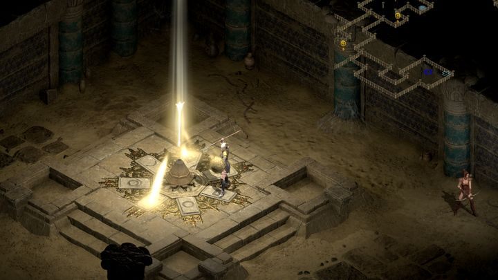 In the correct tomb, you'll find a chamber with an altar - Diablo 2 Resurrected: Seven Tombs - walkthrough - Act 2 - Diablo 2 Resurrected Guide