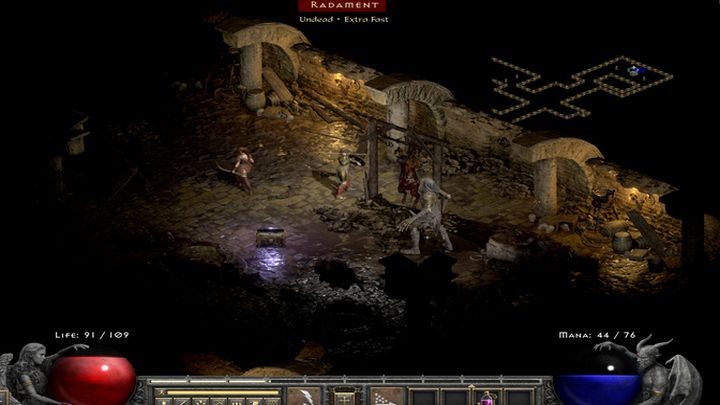 The battle against Radament is not easy - Diablo 2 Resurrected: Radaments Lair - walkthrough - Act 2 - Diablo 2 Resurrected Guide