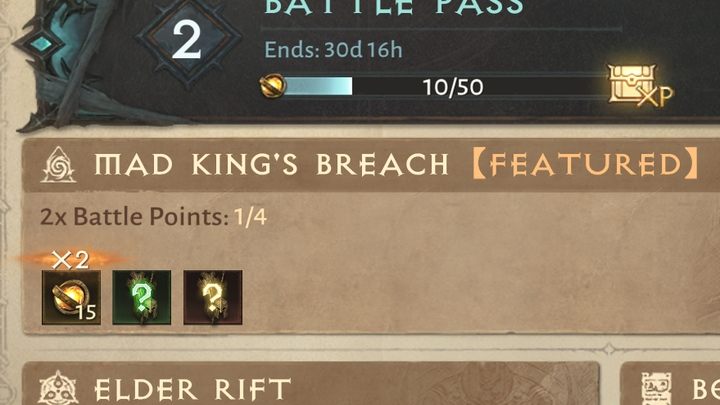 Dungeon main rewards: numerous inventory items - Salvage and Enchanted Dust - Diablo Immortal: Dungeons - Activities - Diablo Immortal Guide