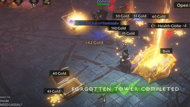 Some dungeons - such as Forgotten Tower - reward you for the right pace - it's better to have a party with you - Diablo Immortal: Dungeons - Activities - Diablo Immortal Guide