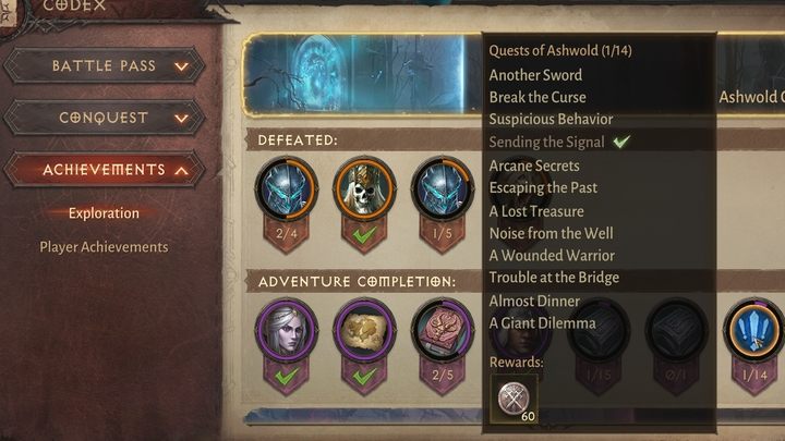 Side quests become active only when you switch to the Hell 1 difficulty level, i - Diablo Immortal: Maps - information - Maps - Diablo Immortal Guide