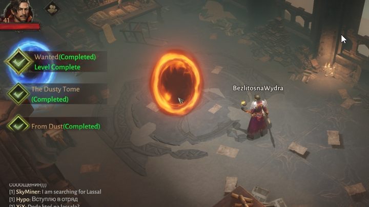 It is rare to find a red portal that will take you to the second level of the dungeon - Diablo Immortal: Hidden Lairs - Activities - Diablo Immortal Guide