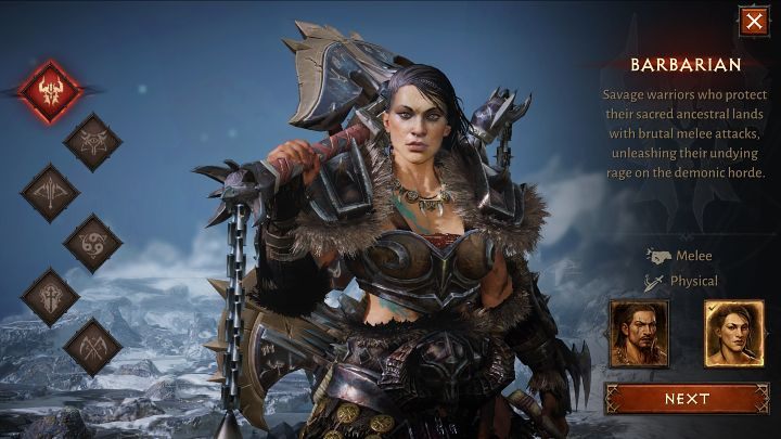 Barbarians are extremely dangerous fighters who always want to get as close to enemies as possible - Diablo Immortal: Character classes - Basics - Diablo Immortal Guide