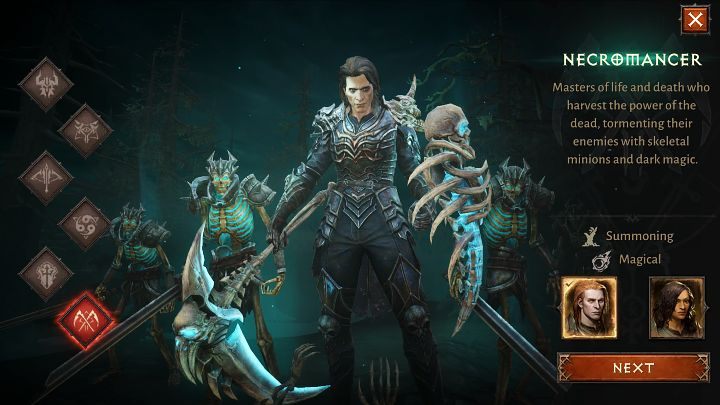 Necromancers in Diablo Immortal are the true rulers of life and death - Diablo Immortal: Character classes - Basics - Diablo Immortal Guide