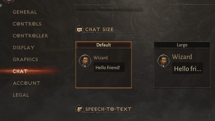 When you open the game menu, you will see the Chat tab - Diablo Immortal: Chat - how to disable? - Game mechanics and information - Diablo Immortal Guide