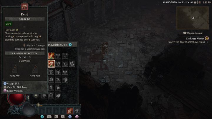 You select a weapon by selecting the ability it is assigned to - Diablo 4: How to change weapons? - Diablo 4: Equipment - Diablo 4 Guide