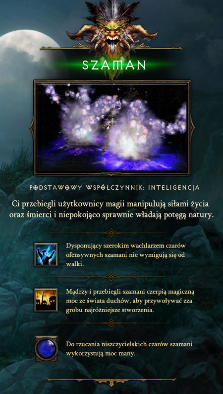 Playing as a Witch Doctor is an art of finding balance between ranged attacks, summoning monsters which help out the main character and using charms in a proper way - Characteristics | Witch Doctor - Witch Doctor - Diablo III Game Guide