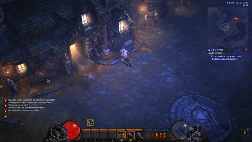 Enter the city and proceed towards the town square where the inn can be found - The Fallen Star - Quests - Diablo III Game Guide