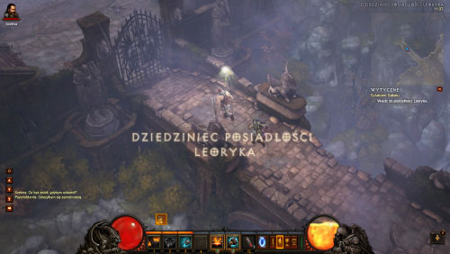 Once youve used the passageway mentioned above youll find yourself in Leorics Hunting Grounds - Trailing the Coven - Quests - Diablo III Game Guide
