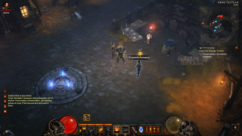 Tyrael will send you to talk to the Caravan Leader and this person can be found on the main square - Return to New Tristram - Quests - Diablo III Game Guide