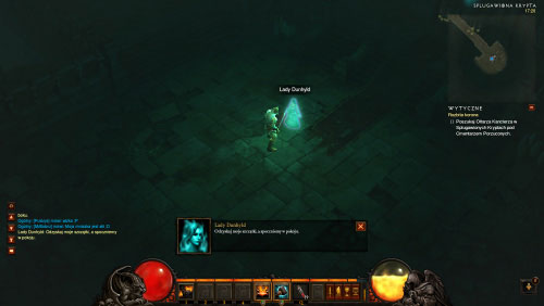 There are three Crypts underneath the Cemetery of the Forsaken and you may encounter a ghost of Lady Dunhyld in one them - Matriarchs Bones - Events - Diablo III Game Guide