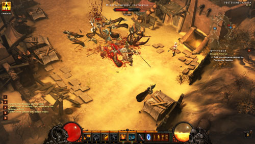 Go back outside to witness a battle taking place - The Road to Alcarnus - Quests - Diablo III Game Guide