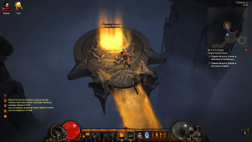 Listen to a new conversation and then approach a portal which will transport you to the Unknown Depths - The Black Soulstone - Quests - Diablo III Game Guide