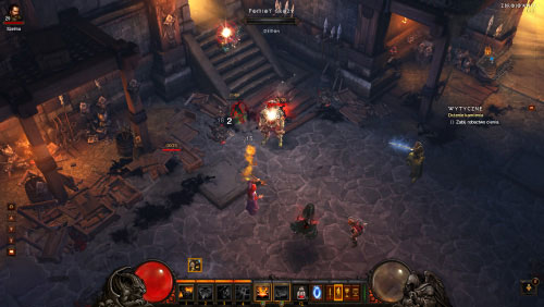 Leah will lose control over the Black Soulstone for a while and a dozen of Shadow Vermin will appear in the Armory - Tremors in the Stone - Quests - Diablo III Game Guide