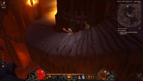 The location youre currently exploring has an oval shape and you will be constantly moving down - Heart of Sin - Quests - Diablo III Game Guide