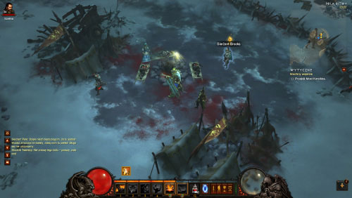 You may find a camp while exploring The Battlefields and youll know that its the right one if you encounter Sergeant Brooks - Treating the Wounded - Events - Diablo III Game Guide