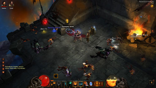 You may encounter Private James while exploring the Rakkis Crossing and he should be lying on the ground near the stairs - Crazy Climber - Events - Diablo III Game Guide