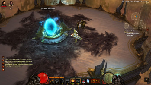 Use the portal which will open next to Tyrael - The Light of Hope - Quests - Diablo III Game Guide