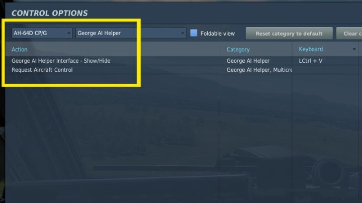All items are in the George AI Helper subcategory - DCS AH-64D Apache: George AI Helper - how to use AI crew member? - Basics - DCS AH-64 Apache Guide