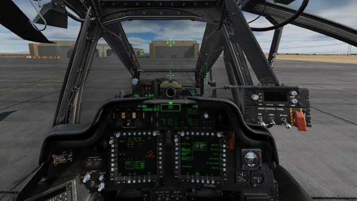 After a while, the helicopter will "come to life" - DCS AH-64D Apache: Cold Start - flight preparation - Flight and Navigation - DCS AH-64 Apache Guide
