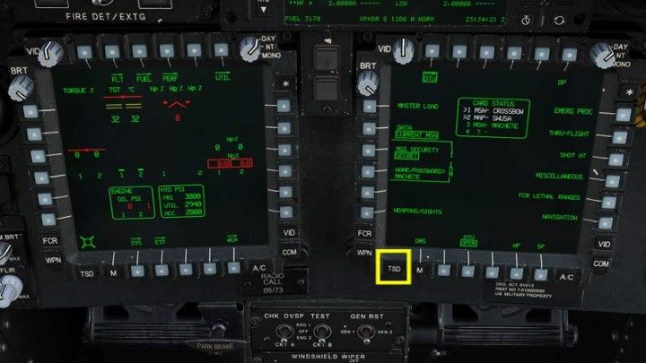 After powering the systems, you can start setting up the avionics - DCS AH-64D Apache: Cold Start - flight preparation - Flight and Navigation - DCS AH-64 Apache Guide