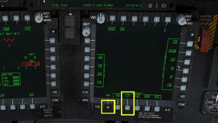 Press M again to enter the main menu - DCS AH-64D Apache: Cold Start - flight preparation - Flight and Navigation - DCS AH-64 Apache Guide