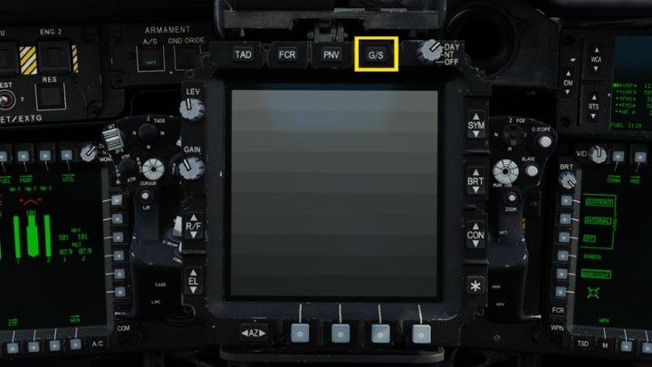 The TADS image, especially of the FLIR infrared cameras, should be calibrated to the current lighting conditions prior to the mission - DCS AH-64D Apache: Cold Start - flight preparation - Flight and Navigation - DCS AH-64 Apache Guide