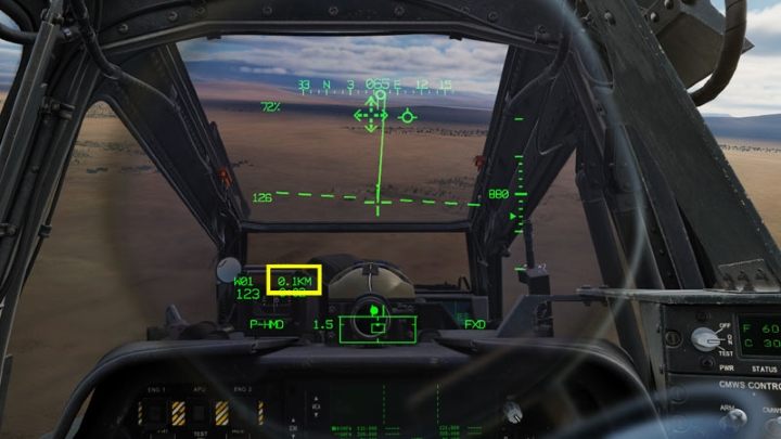 After reaching the distance of 0 - DCS AH-64D Apache: Basic GPS Navigation and map points - Flight and Navigation - DCS AH-64 Apache Guide