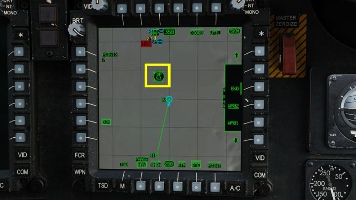 Use the Cursor Controller Right / Left / Up / Down or HOCAS Cursor Controller buttons / axis to move the cursor to the selected point and press the Cursor Enter Depress button - DCS AH-64D Apache: Basic GPS Navigation and map points - Flight and Navigation - DCS AH-64 Apache Guide