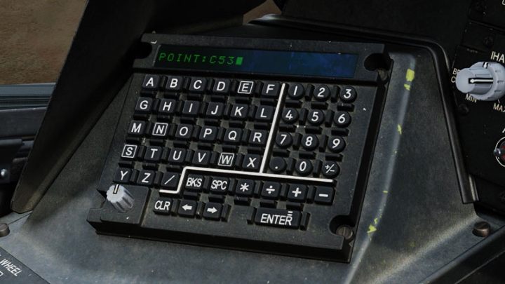 enter the point number on the Keyboard Unit, e - DCS AH-64D Apache: Basic GPS Navigation and map points - Flight and Navigation - DCS AH-64 Apache Guide
