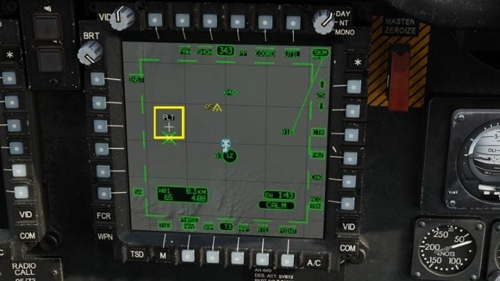 Press Cursor Enter Depress - DCS AH-64D Apache: Basic GPS Navigation and map points - Flight and Navigation - DCS AH-64 Apache Guide