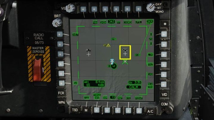 In the gunner's seat you can create the CAQ point in the same way, but it will be marked as CPG - DCS AH-64D Apache: Basic GPS Navigation and map points - Flight and Navigation - DCS AH-64 Apache Guide
