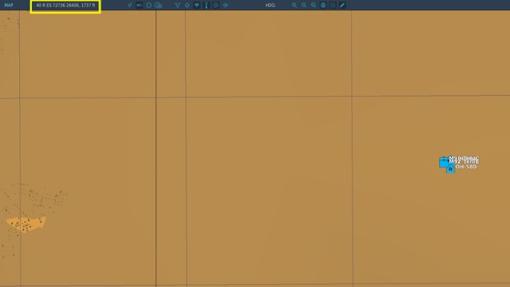 During the game, the coordinates are shown at the top of the screen on the F10 map - DCS AH-64D Apache: Basic GPS Navigation and map points - Flight and Navigation - DCS AH-64 Apache Guide