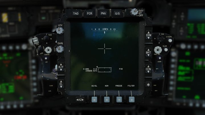 If the pilot has just turned on the APU during Cold Start, it will be a short while before the camera shows the image - TADS - Target Acquisition and Designation Sight - Systems and Sensors - DCS AH-64 Apache Guide