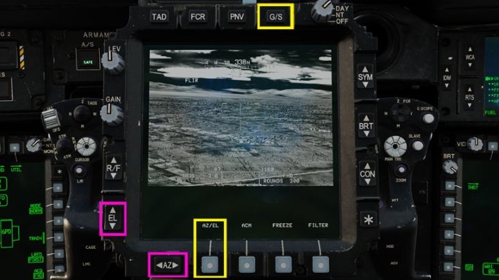 Other working buttons - TADS - Target Acquisition and Designation Sight - Systems and Sensors - DCS AH-64 Apache Guide
