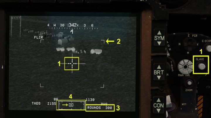 4 - TADS - Target Acquisition and Designation Sight - Systems and Sensors - DCS AH-64 Apache Guide