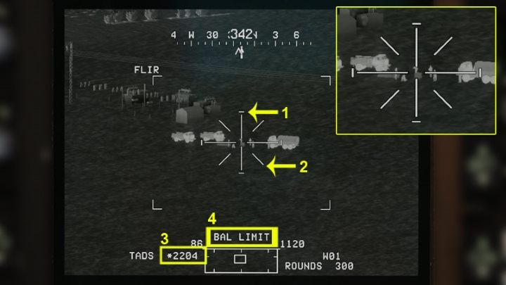 Searching for Targets - TADS - Target Acquisition and Designation Sight - Systems and Sensors - DCS AH-64 Apache Guide