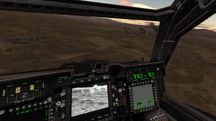 You can also turn off IHADSS with the "I" key, if the camera image remains on the display and it cannot be adjusted or is annoying at the moment - TADS - Target Acquisition and Designation Sight - Systems and Sensors - DCS AH-64 Apache Guide