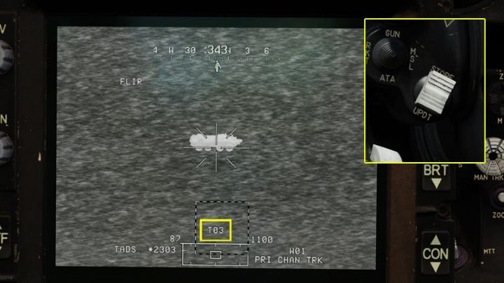 Search for a target - TADS - Target Acquisition and Designation Sight - Systems and Sensors - DCS AH-64 Apache Guide