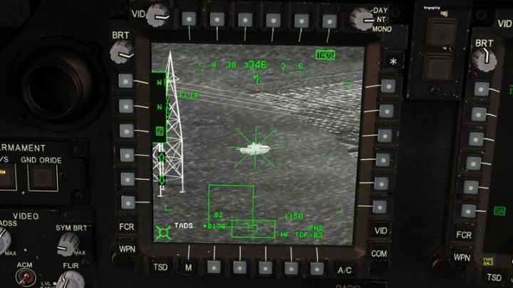 The screen will show CPG who is seeking and locking targets - TADS - Target Acquisition and Designation Sight - Systems and Sensors - DCS AH-64 Apache Guide
