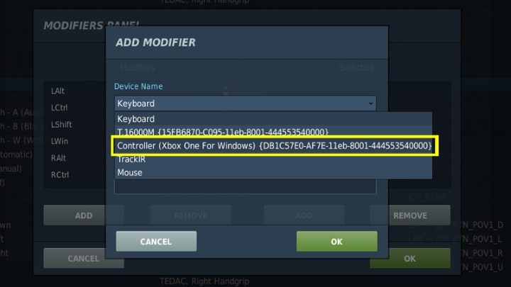 Select your controller name from the list of devices - TADS - Target Acquisition and Designation Sight - Systems and Sensors - DCS AH-64 Apache Guide