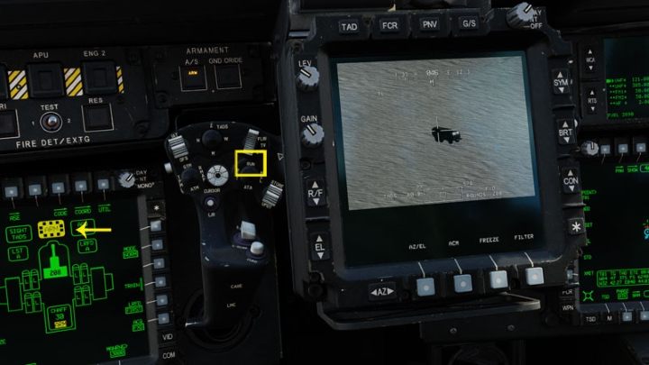 Activate the Chain Gun by pressing Weapon Action Select G - Gun (Up) - DCS AH-64D Apache: M230 30mm Chain Gun AWS - Weapons Employment - DCS AH-64 Apache Guide