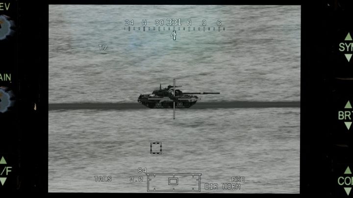 Search for a target with the TADS finder and the correct acquisition source set - DCS AH-64D Apache: AGM-114K Hellfire II Missile - Weapons Employment - DCS AH-64 Apache Guide