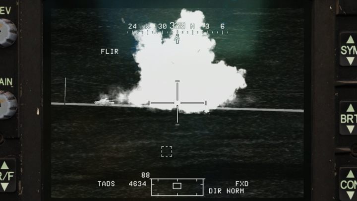 When TOF reaches zero, Hellfire will hit the target, of course on condition that the target was illuminated by laser all the time - DCS AH-64D Apache: AGM-114K Hellfire II Missile - Weapons Employment - DCS AH-64 Apache Guide